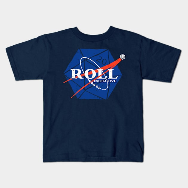 Roll for Initiative Kids T-Shirt by kg07_shirts
